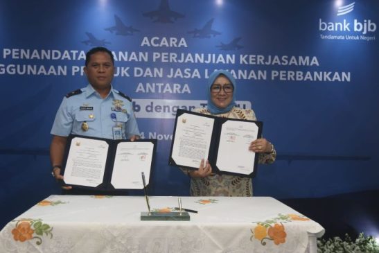 bank bjb-TNI AU MoU Tentang Penyediaan dan Penggunaan Layanan Perbankan