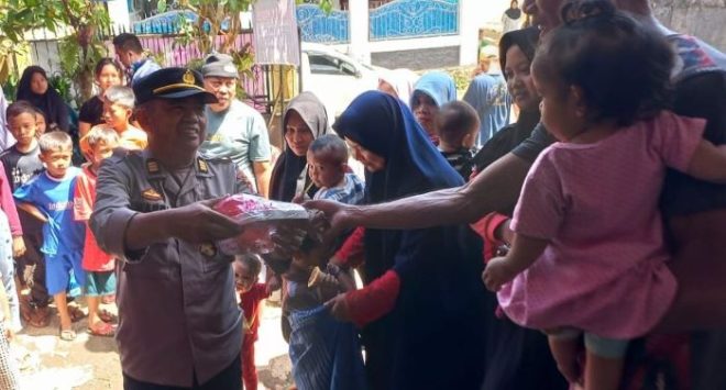 Anak-Anak Gembira Saat Polri Gelar Trauma Healing di Pengungsian