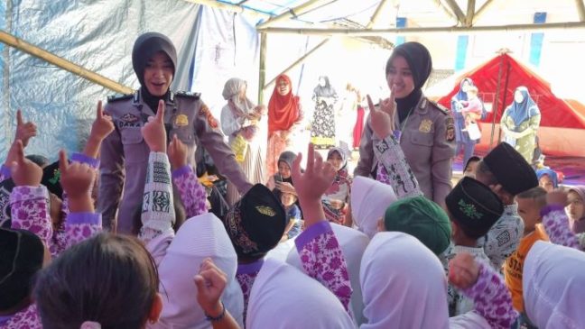 Bantu Korban Gempa Cianjur, Polri Konsisten Kirim Tim Trauma Healing