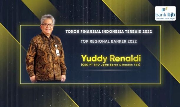 Dirut bank bjb, Yuddy Renaldi Raih Top Regional Banker 2022 dari Majalah Investor