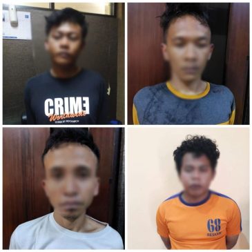 Gelar Ops Pekat Lodaya 2022, Dalam Sepekan Polisi Amankan 4 Pelaku Tindak Pidana di Karawang