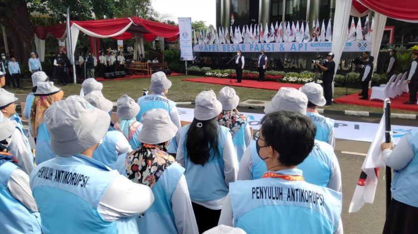 KPK Gelar Apel Besar TAPAKSIAPI 2022 di Gedung Merah Putih