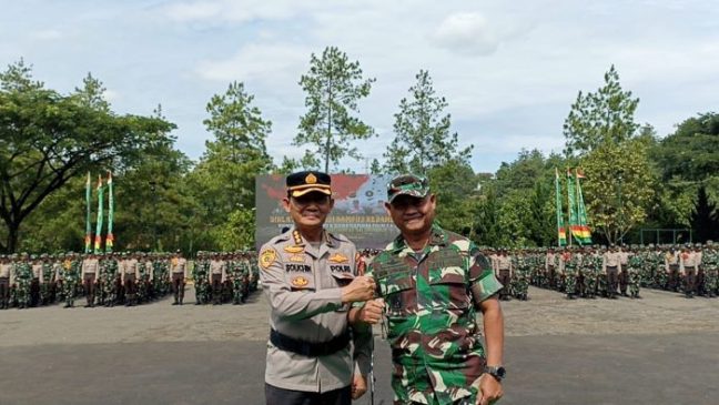 Penutupan Diklat Integrasi Kampus Kebangsaan Siswa Dikmaba TNI AD dan Siswa Diktukba Polri TA 2022