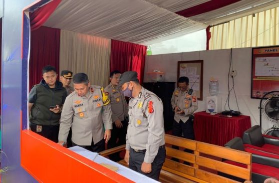 Wakapolda Jabar Cek Pospam di Kabupaten Ciamis Dalam Rangka Ops Lilin Lodaya 2022