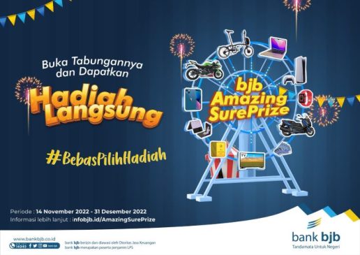 bank bjb Akhir Tahun Gulirkan Program Gebyar Tandamata dan Amazing SurePrize 2022
