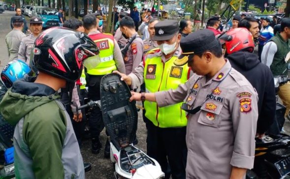 Polisi Akan Tindak Tegas Kelompok Bermotor Anarkis dan Melanggar Hukum