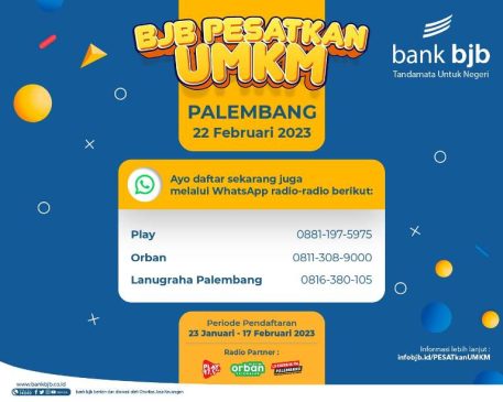 bank bjb Kembali Gelar Workshop dan Edukasi Bisnis bjb PESATkan UMKM di Palembang