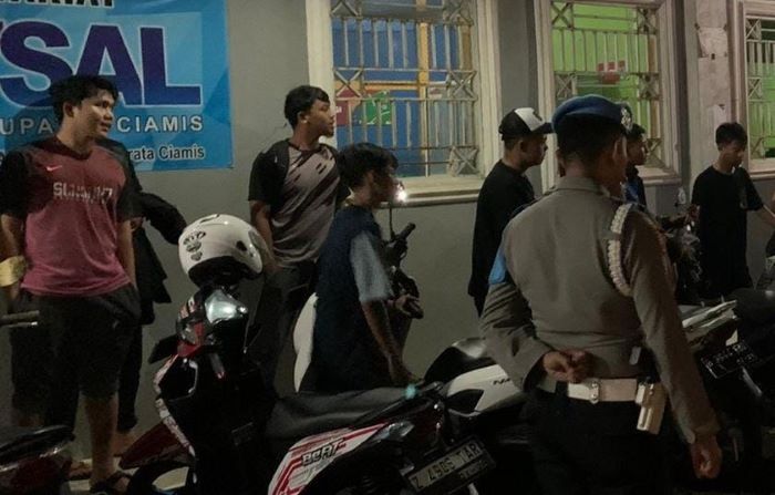 Antisipasi Tindak Pidana dan Balap Liar, Polisi Masifkan Patroli KRYD di Ciamis