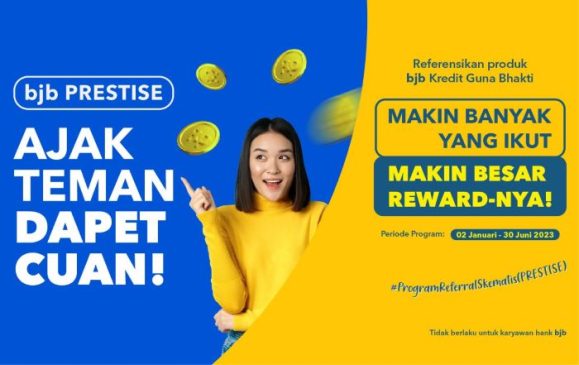 Dapatkan Hadiah Ratusan Ribu hanya Mengajak Teman Jadi Debitur Kredit bank bjb