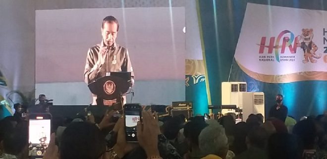 Jokowi Hadiri HPN Tahun 2023 di Medan