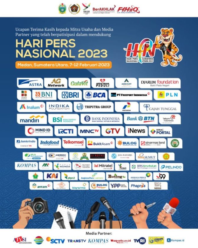 Suskses Terselenggara, Berikut Sponsor dan Mitra HPN 2023
