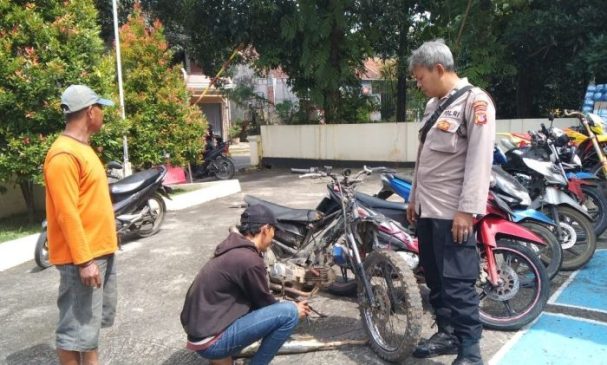 Banyaknya Keluhan, Polisi Lakukan Penertiban Knalpot Bising di Wilayah Sumedang