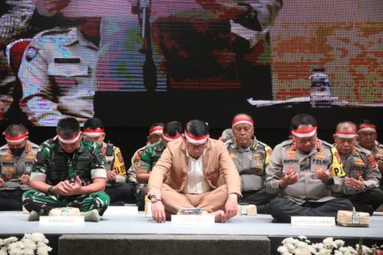 Gubernur, Kapolda Jabar dan Pangdam III Siliwangi Gelar Silaturahmi 3 Pilar Jelang Pemilu 2024