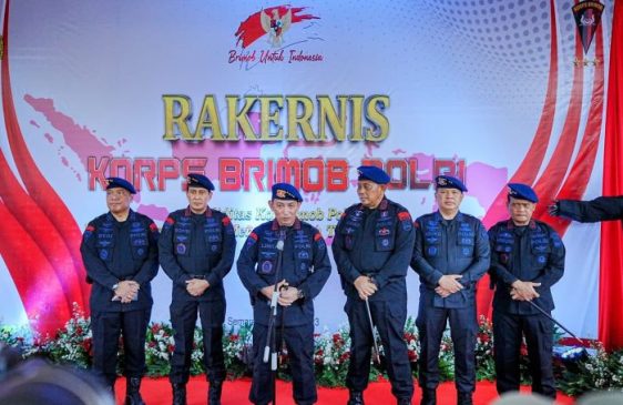 Kapolri Buka Rakernis Brimob, Instruksikan Amankan Agenda Nasional Hingga Internasional