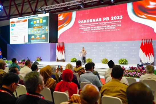 Rakornas BNPB, Kapolri Bicara Langkah Konkret Manajemen Risiko Bencana