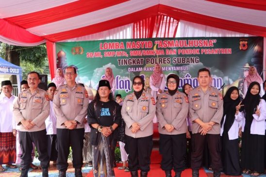 Sambut Bulan Suci Ramadhan, Polisi Gelar Lomba Nasyid Asmaul Husna di Subang