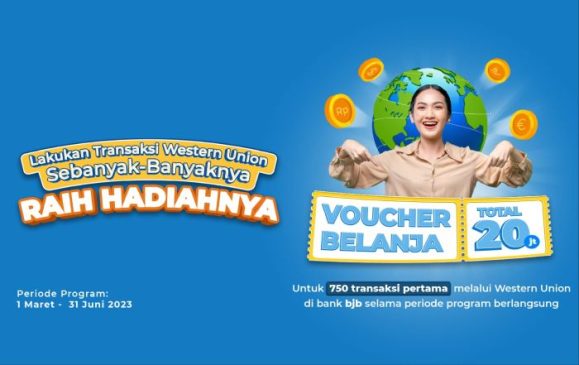 Jangan Lewatkan Program Gebyar Hadiah bank bjb Remittance Reward Western Union!!!