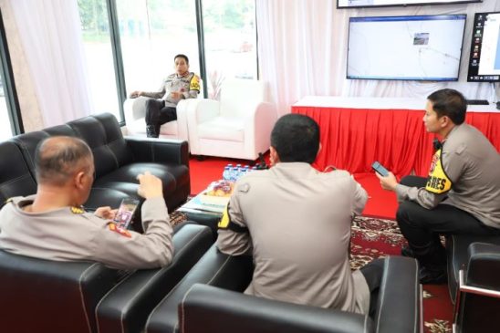 Kapolda Jabar Tinjau Pos Pam Rest Area KM 62 Guna Pastikan Arus Balik Berjalan Lancar
