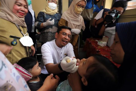 Ketua DPRD Kota Bandung Ajak Orang Tua Dukung Pemberian Vaksin Polio Anak