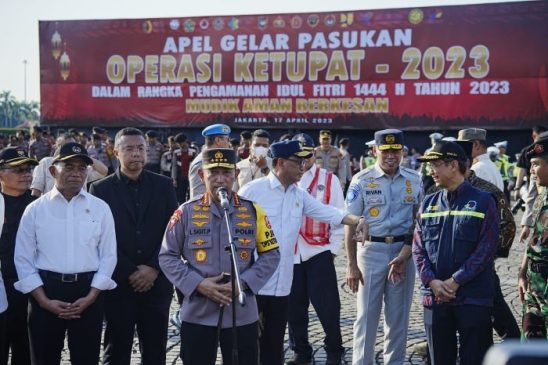 Operasi Ketupat 2023 Resmi Digelar, Kapolri Perintahkan Berikan Pelayanan Terbaik ke Pemudik