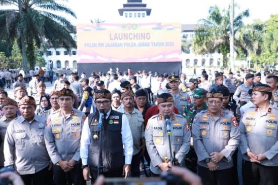 Launching Polisi RW Jajaran Polda Jabar untuk Harkamtibmas yang Semakin Baik