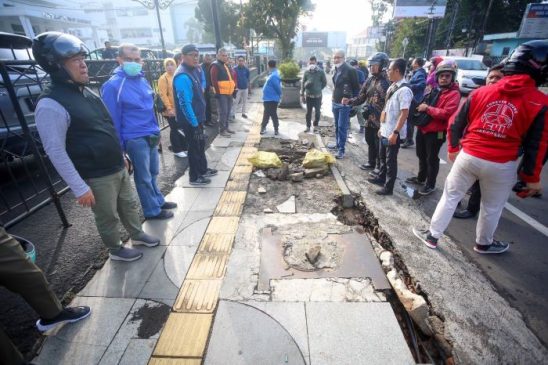 Pemkot Bandung Targetkan Ducting Ruas Jalan Riau-Banda Tuntas Mei 2023