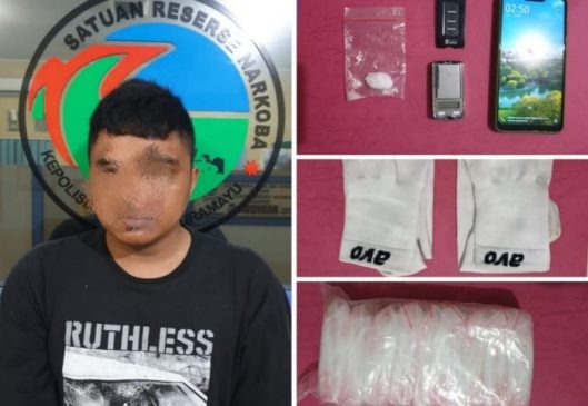 Polisi Kembali Meringkus Seorang Diduga Kuat Sebagai Pengedar Sabu di Indramayu