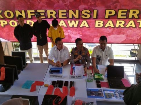 Tim Siber Dit Reskrimsus Polda Jabar Berhasil Ungkap Kasus Jual Beli Kode Akses Konten Prnografi