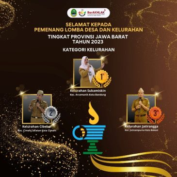 Kalahkan Para Saingannya, Kelurahan Sukamiskin Terbaik se-Jabar Dalam Lomba Desa dan Kelurahan Tingkat Provinsi Jawa Barat Tahun 2023