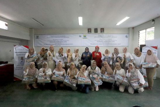 Nunung Nurasiah Hadiri Sekaligus Tutup Acara Pelatihan Pastry dan Katering