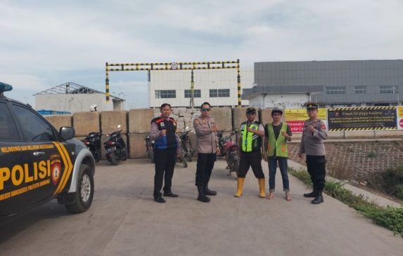Ratusan Personel Polda Jabar Lakukan Pengamanan dan Pengawasan Sesuai Titik Ploting Pada Proyek KCJB
