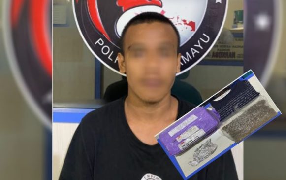Polisi Berhasil Tangkap Pengedar Narkotika Jenis Ganja Kering di Indramayu