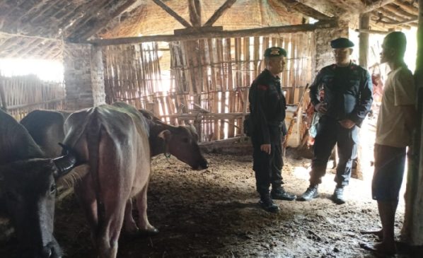 Antisipasi Pencurian Hewan Ternak, Sat Brimob Polda Jabar Laksanakan Patroli Harkamtibmas