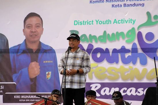 Ketua DPRD Kota Bandung Hadiri Bandung Youth Festival KNPI Kecamatan Rancasari