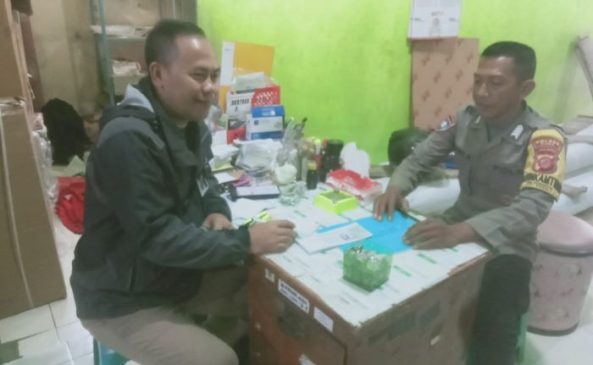 Polisi Sambang ke Desa Margamulya Beri Imbauan Antisipasi TPPO