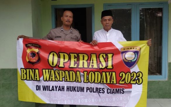 Tangkal Radikalisme dan Anti Pancasila, Polisi Beri Binluh Kepada Masyarakat di Ciamis