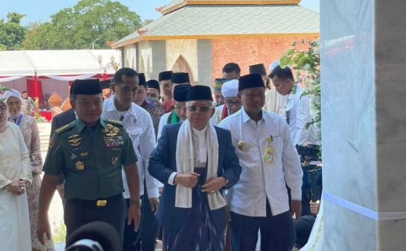 Wapres RI Resmikan Masjid Syarif Abdurachman