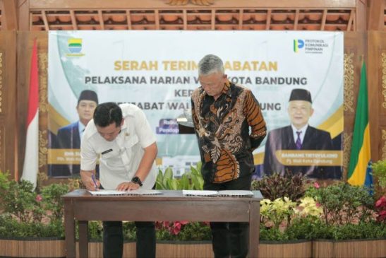 Sertijab Pj Wali Kota Bandung, Bambang Bakal Fokuskan Pada Penanganan Darurat Sampah dan Jaga Bandung Kondusif