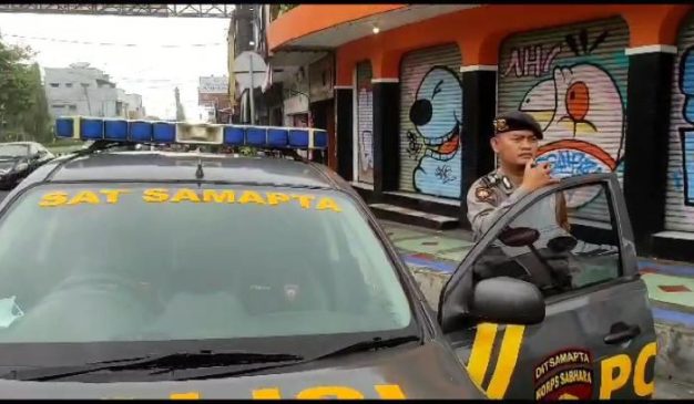 Cipta Kondisi, Polisi Beri Imbauan Kamtibmas di SP3 Lemona Alun-Alun Ciamis