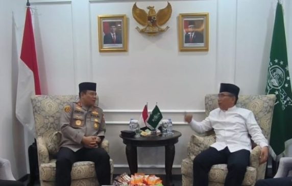 Dikunjungi Kaops NCS, Gus Yahya Nilai Polri Berhasil Jaga Ketentraman Jelang Pemilu 2024
