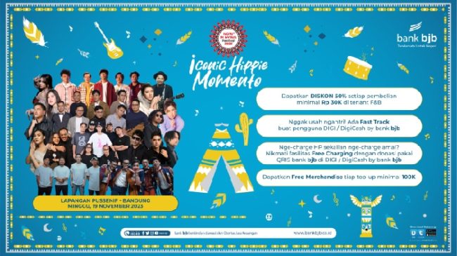 bank bjb Dukung Penuh Konser Now Playing Festival Iconic Momento 2023