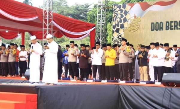 Polda Riau Gelar Doa Bersama, Kapolda: Puncak dari Cooling System Wujudkan Pemilu Damai
