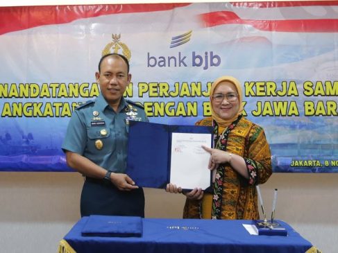 bank bjb Tandatangani PKS Dengan TNI AL Terakit Pemanfaat Produk, Jasa dan Layanan Perbankan