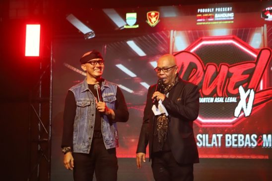 Wakil Ketua III DPRD Kota Bandung Buka Tarung Pencak Silat Bebas dan MMA HUT Kopasgat