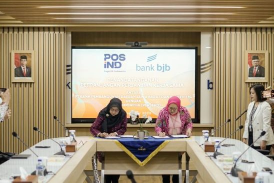 bank bjb Bersama PT Pos Indonesia Perpanjang Kerja Sama