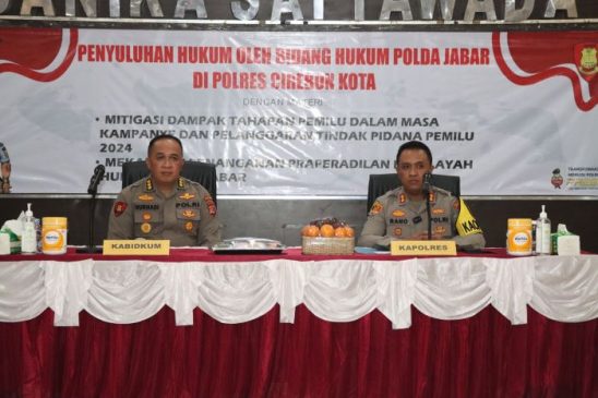 Bid Kum Polda Jabar Gelar Penyuluhan Hukum di Polres Cirebon Kota