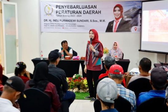Ineu Purwadewi Gelar Penyebarluasan Perda, Harap Masyarakat Bisa Menambah Wawasan