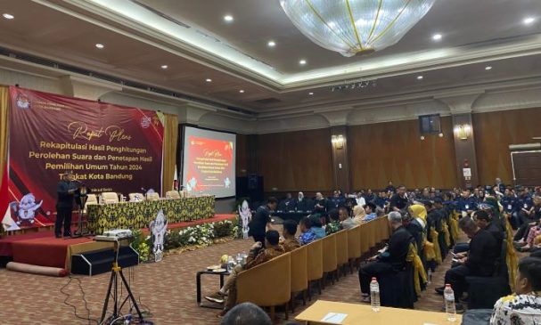 KPU Kota Bandung Mulai Pleno Rekapitulasi Suara Pemilu 2024, Bambang Harapkan Berjalan Aman, Tertib dan Lancar