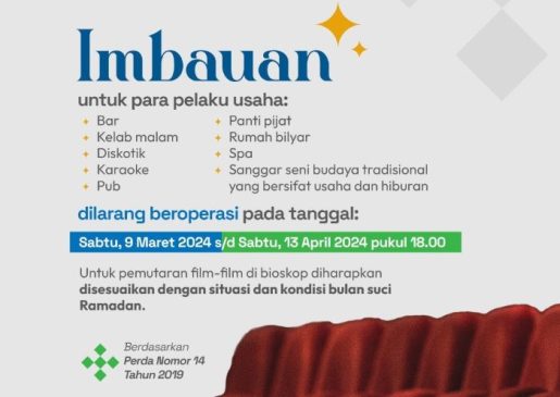Tempat Hiburan di Kota Bandung Dilarang Beroperasi Selama Ramadan