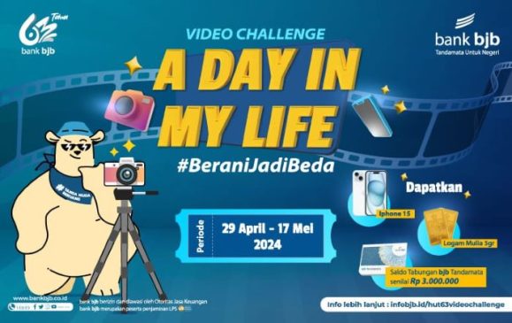 Lewat Video Challenge ‘A Day In My Life’ bank bjb Tantang Kreativitas Sahabat bank bjb